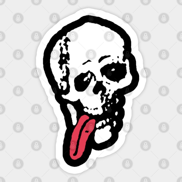 Jesse Pinkman Skeleton Head Sticker by Stevendan